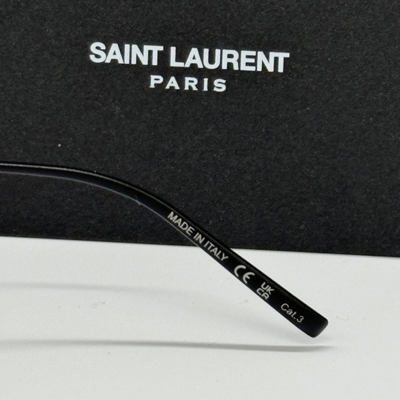 NEW SAINT LAURENT WOMEN BLACK SUNGLASSES SL 536 001 SAINT LAURENT SL536 - Picture 10 of 11